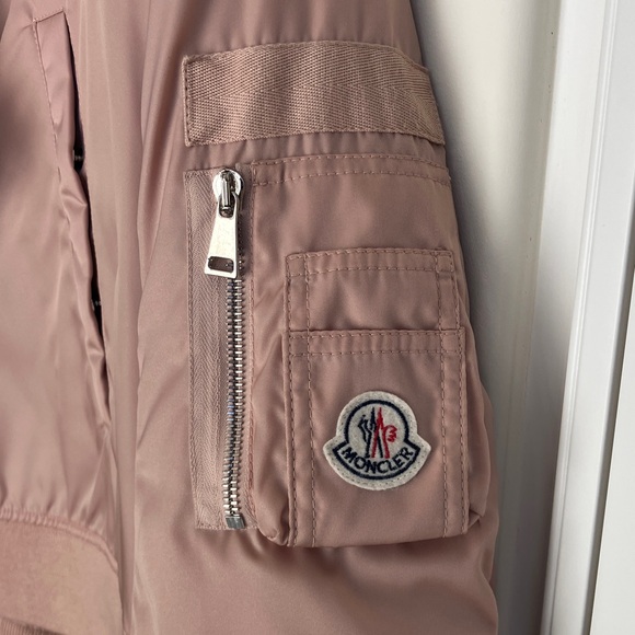 Moncler Aralia Giubbotto Blush Quilted Jacket Women’s Size Medium NWT - Picture 4 of 15
